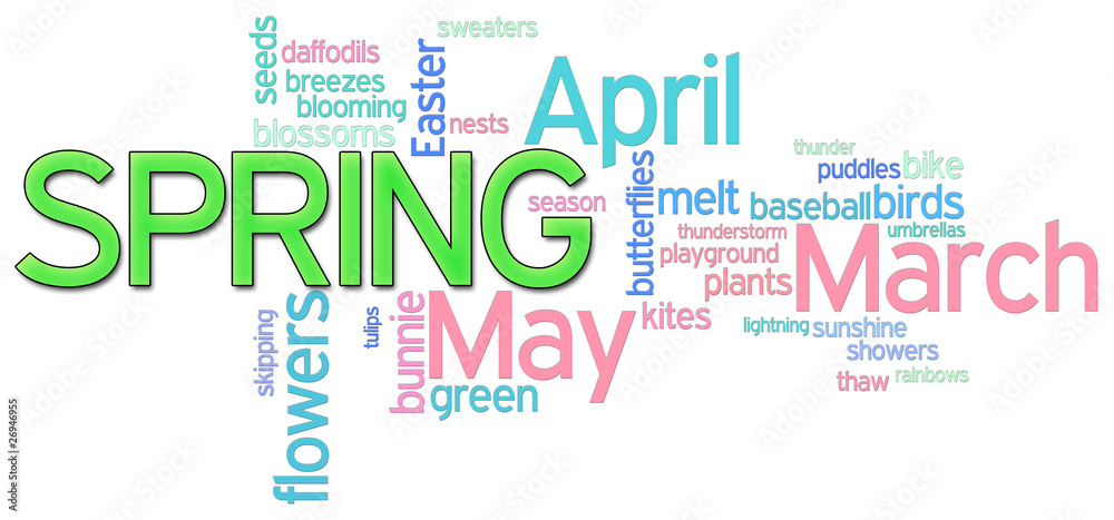 Spring Word Cloud