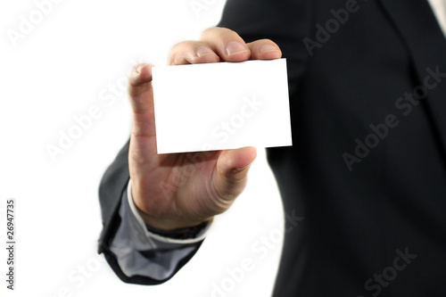 Blank Business Card