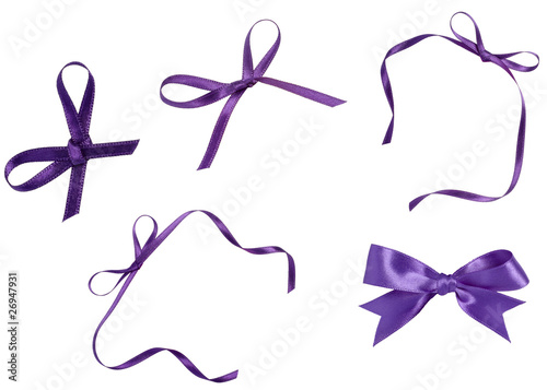 purple ribbon celebration christmas birthday