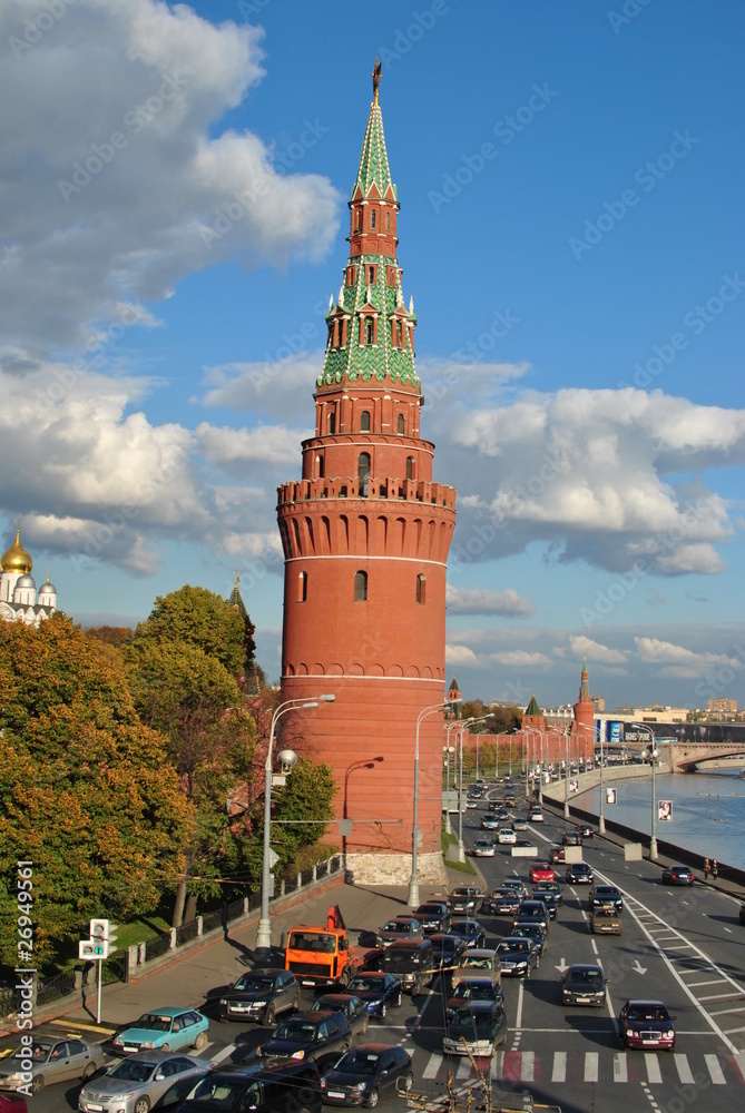 Fototapeta premium Кремлёвская набережная Kremlin Embankment