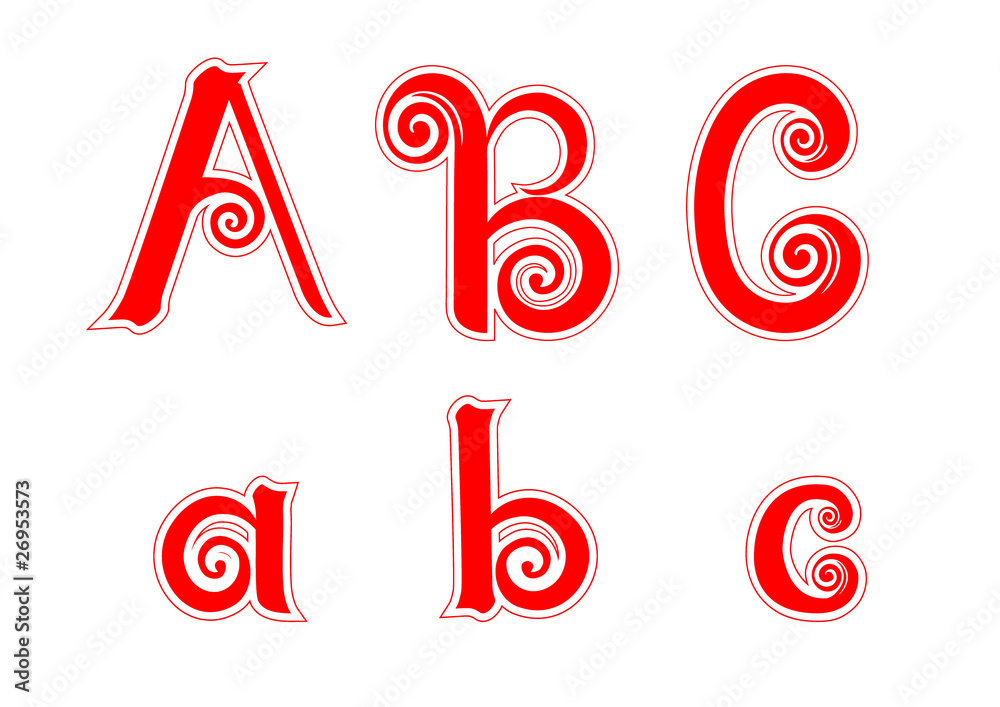 Candy Cane Swirl AaBbCc Candy Cane Swirl AaBbCc