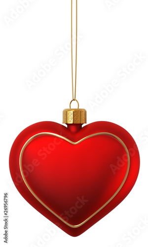 Christmas tree decoration - heart © electriceye