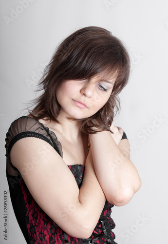 thoughtful girl