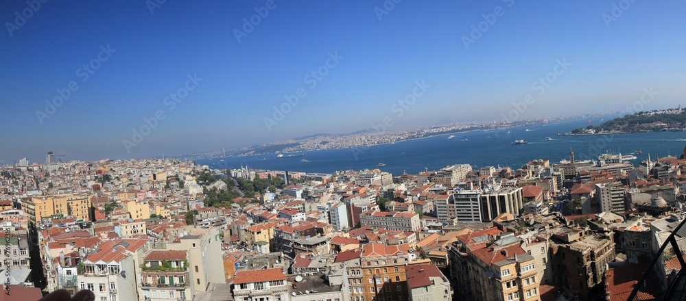 Panorama Luftbild Istanbul