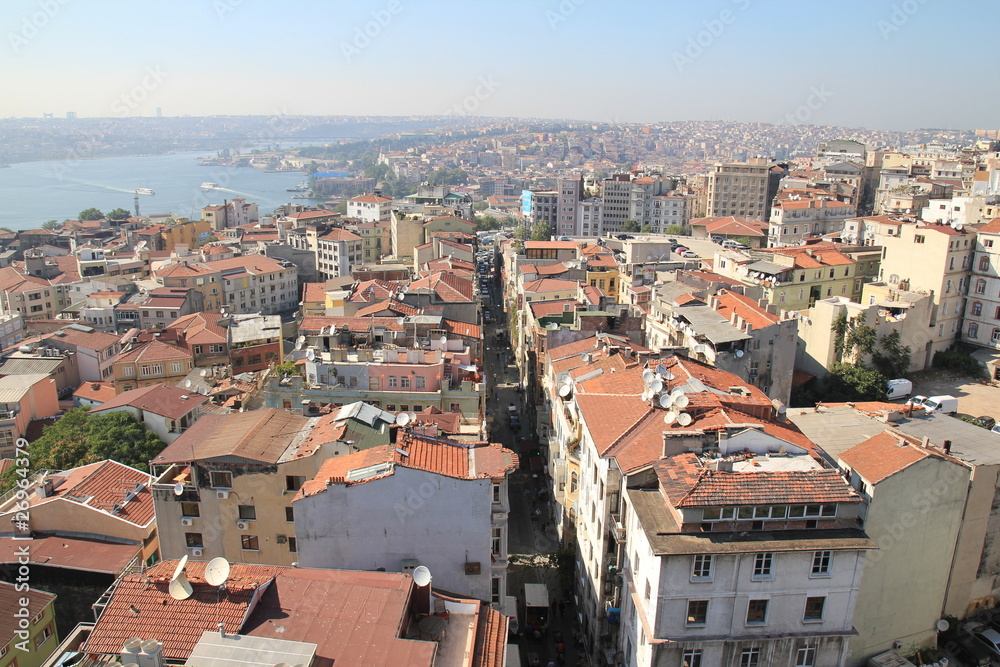 Obraz premium Luftbild Galata