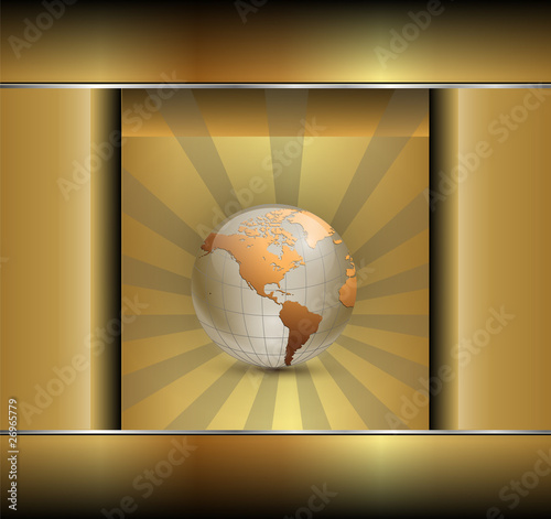 Abstract business background gold