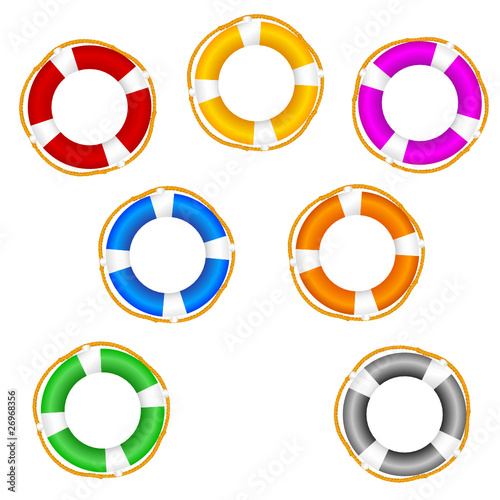lifesaver in various color