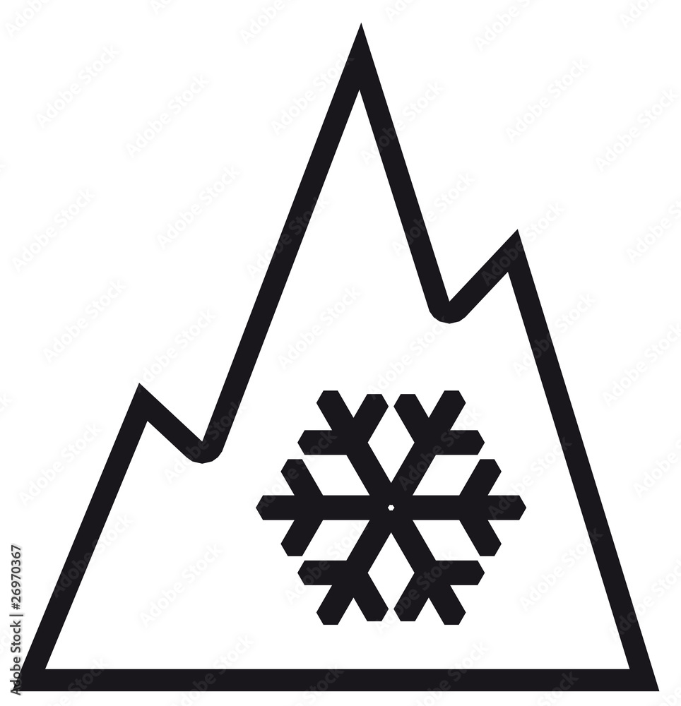 Winterreifen Symbol für Autoreifen Stock Illustration | Adobe Stock