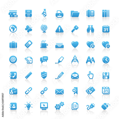 Blue Web Icons