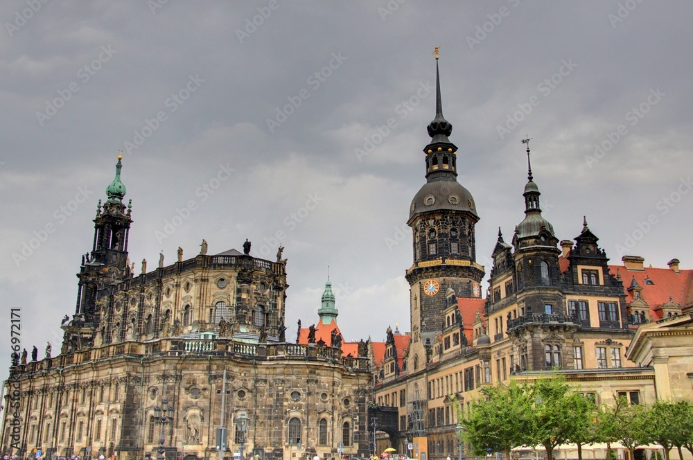 eglise et cathedrale de Dresde