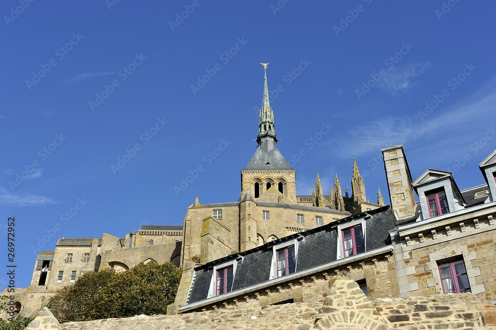 Clocher de l'abbaye du Mont-Saint-Michel