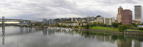 River Place Marina in the Fall Panorama 3