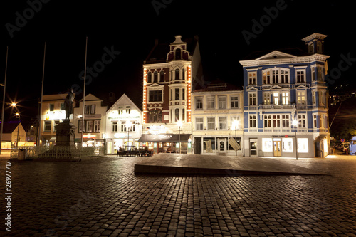 Rathausplatz in Bergen (Norwegen)
