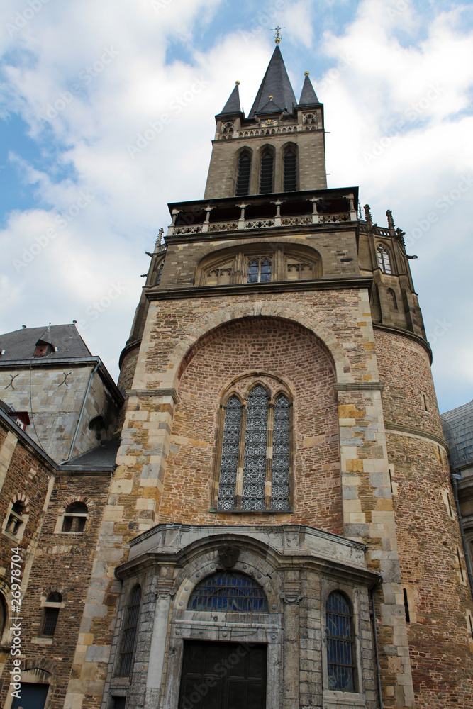 Aachen Cathedral or Aachener Dom in Aachen, Germany