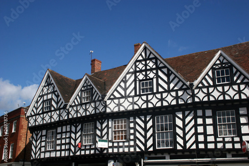 black and white houses, Warwick