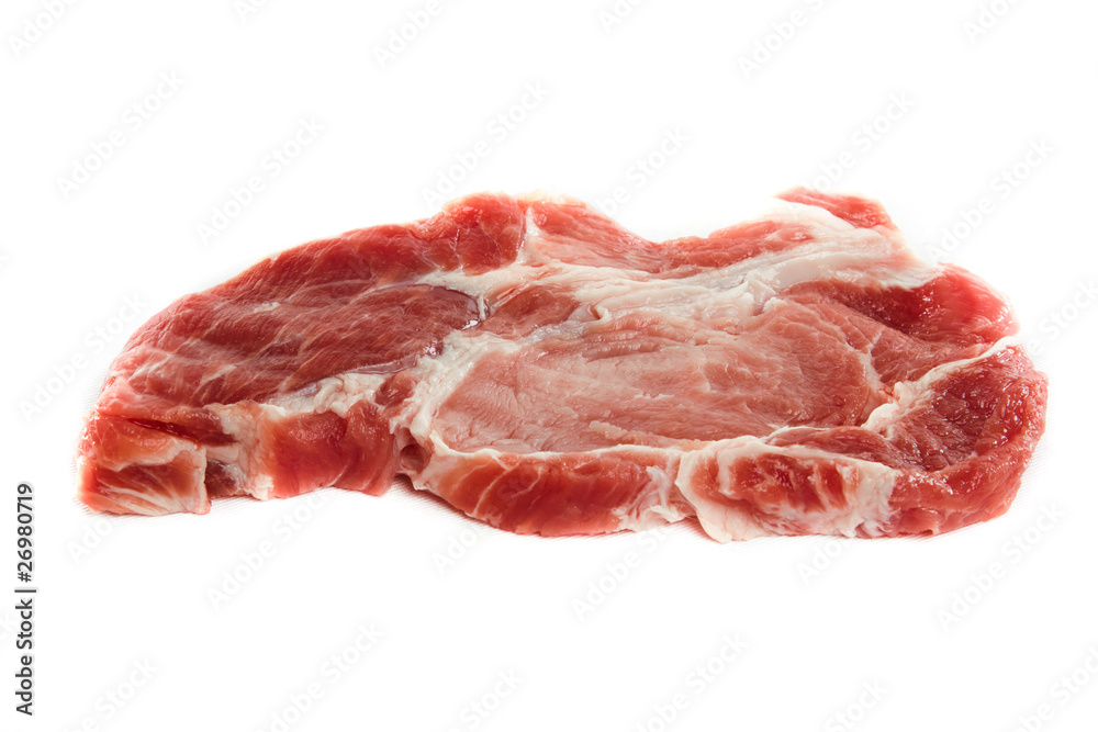 Raw juicy meat