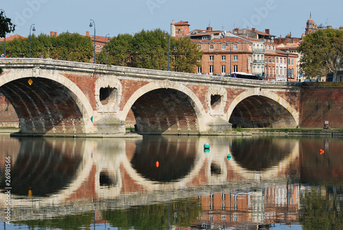 La Garonne et le Pont Neuf à Toulouse