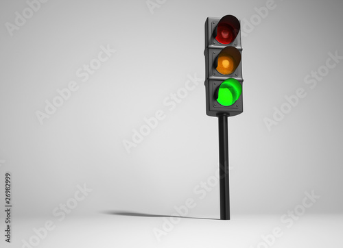 Papier peint Traffic light