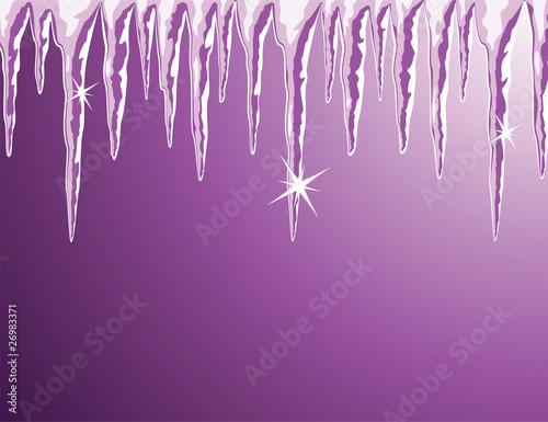vector shiny icicles