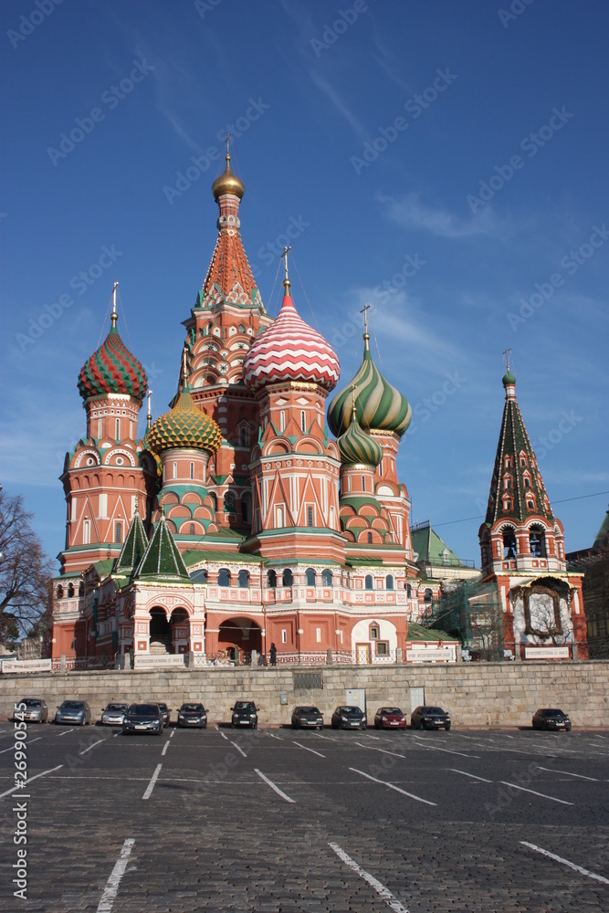 Moscow. Pokrovskiy is cathedral (St. Basil's cathedral).