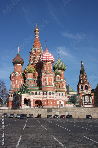 Moscow. Pokrovskiy is cathedral (St. Basil's cathedral).