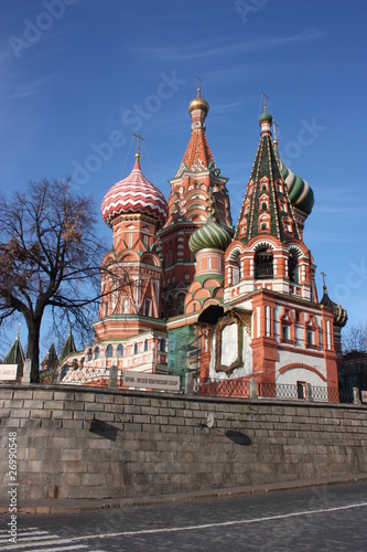 Moscow. Pokrovskiy is cathedral (St. Basil's cathedral).