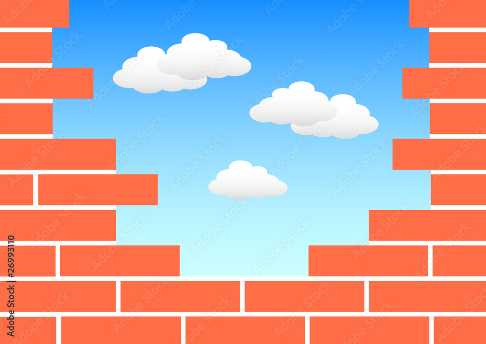 Obraz premium Brick wall