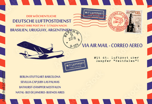 Luftpost - Airmail - Par Avion photo