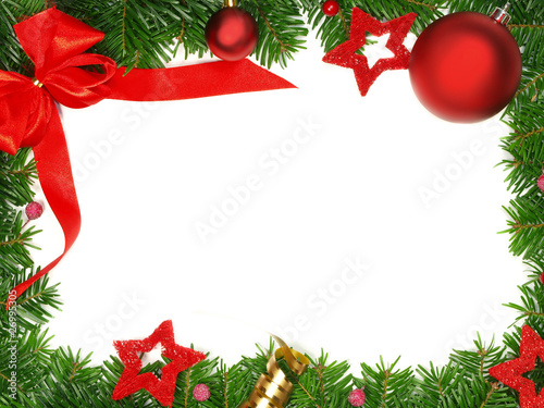 Foto Empty christmas frame