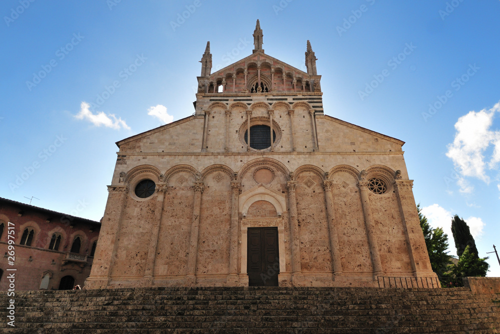 Facciata della Chiesa di Massa Marittima - Toscana