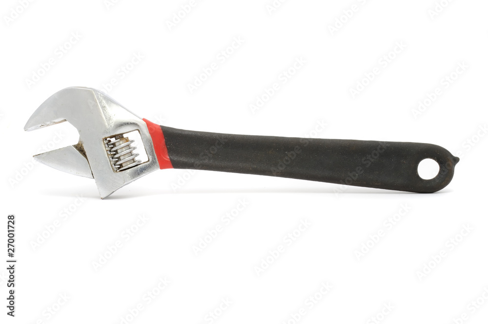 Adjustable Wrench (Spanner) Isolated on White Background Adjustable Wrench (Spanner) Isolated on White Background