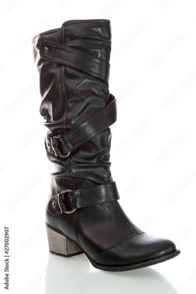 boots on a white background. boots on a white background.