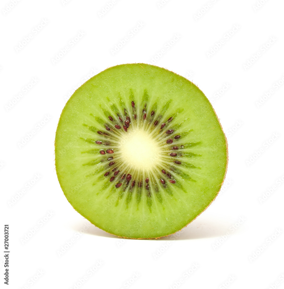 Slice of Kiwi Isolated on White Background Slice of Kiwi Isolated on White Background