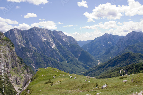 julian alps in the summer, slovenia