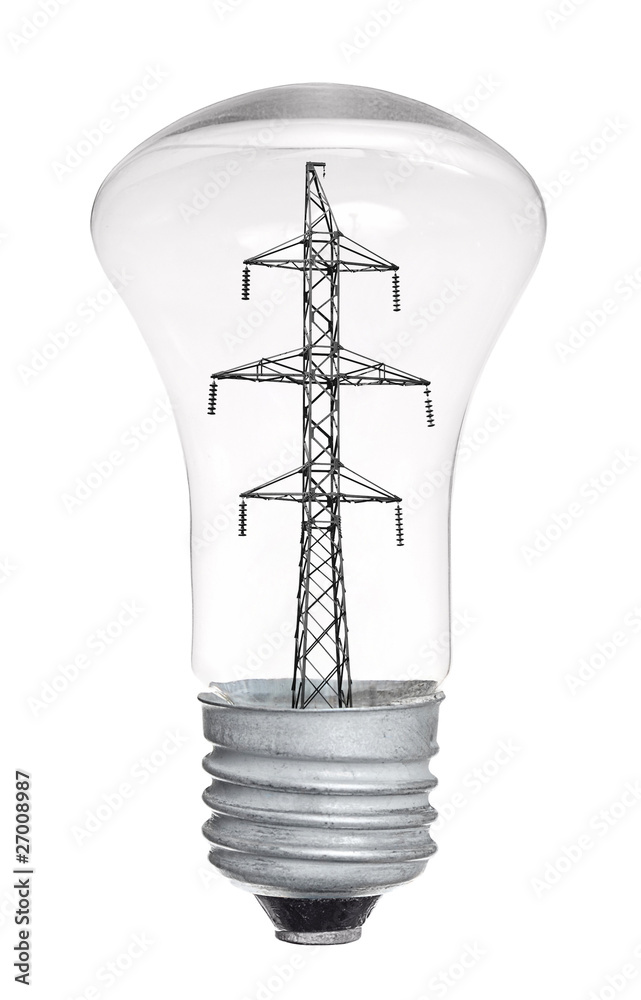 Light bulb isolated on white background Light bulb isolated on white background