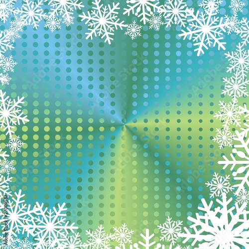 Christmas background from snowflakes