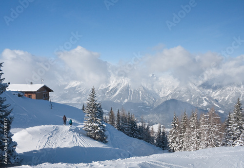 Ski resort Schladming . Austria © Nikolai Korzhov