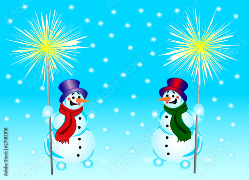 Snowmans and bengal fire