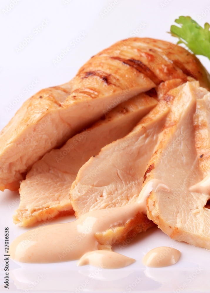 Grilled turkey breast