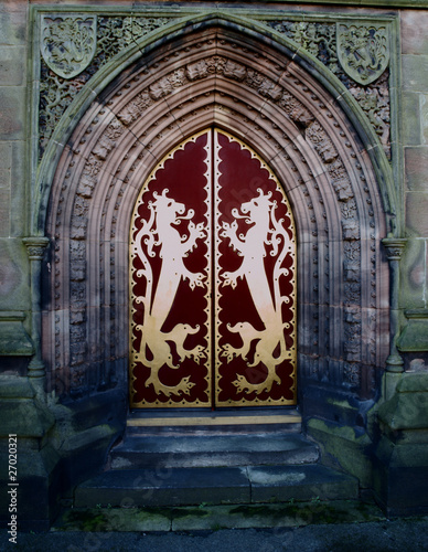 A Gothic Church Door photo