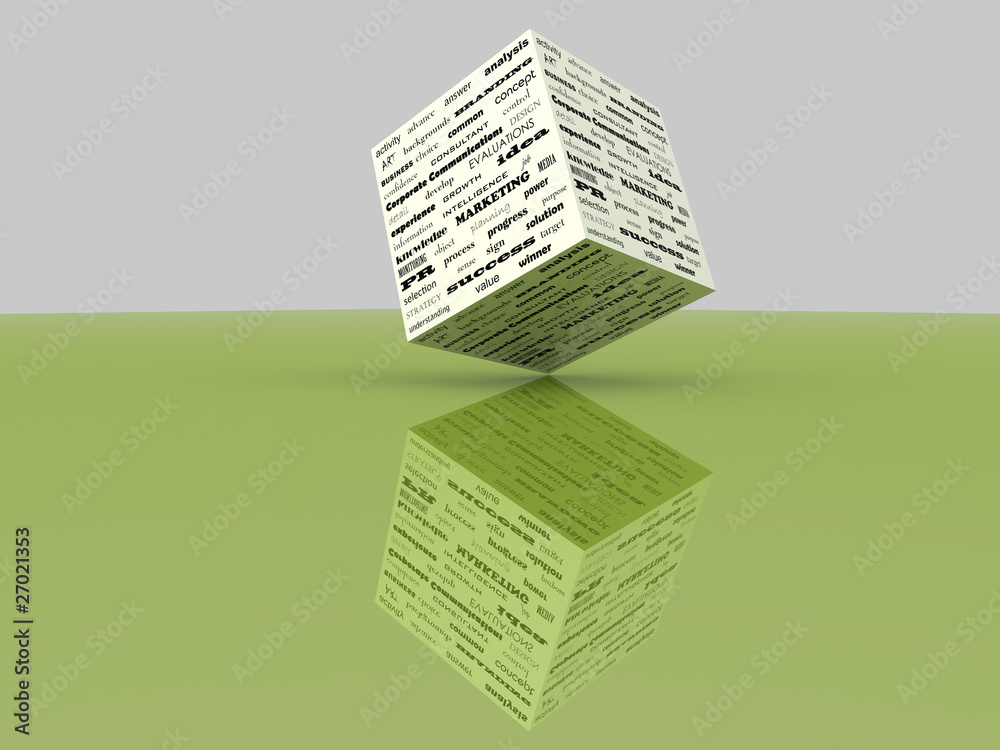 Naklejka premium marketing idia