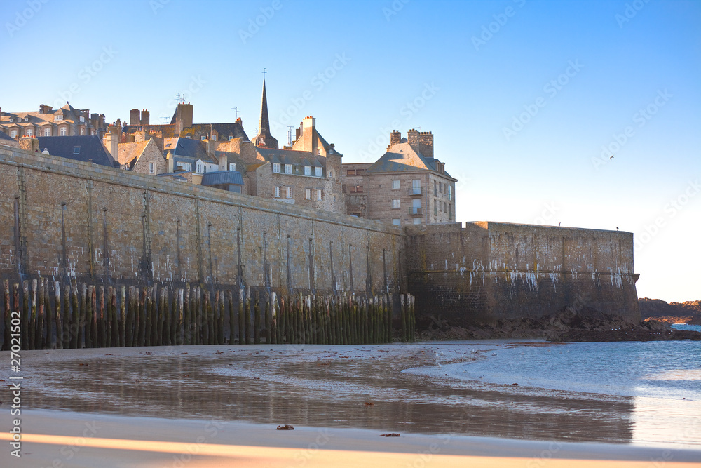 Saint Malo from the sea