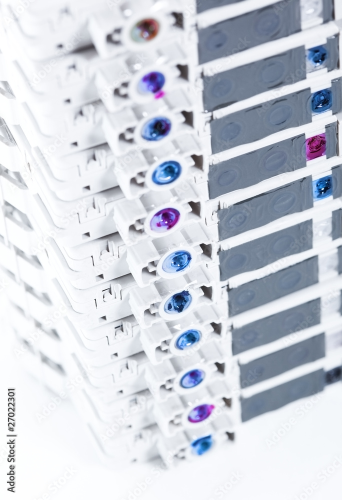 Color cartridges of printer Color cartridges of printer