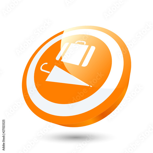koffer gepäck schirm symbol zeichen