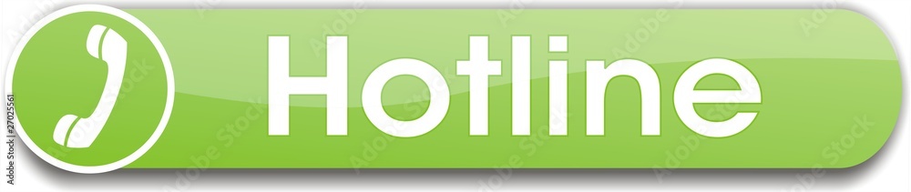 Obraz premium bouton hotline