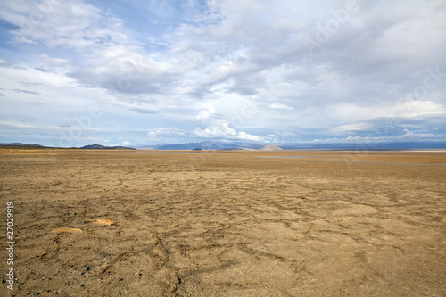 Zzyzx Dry Lake While Wet. photo