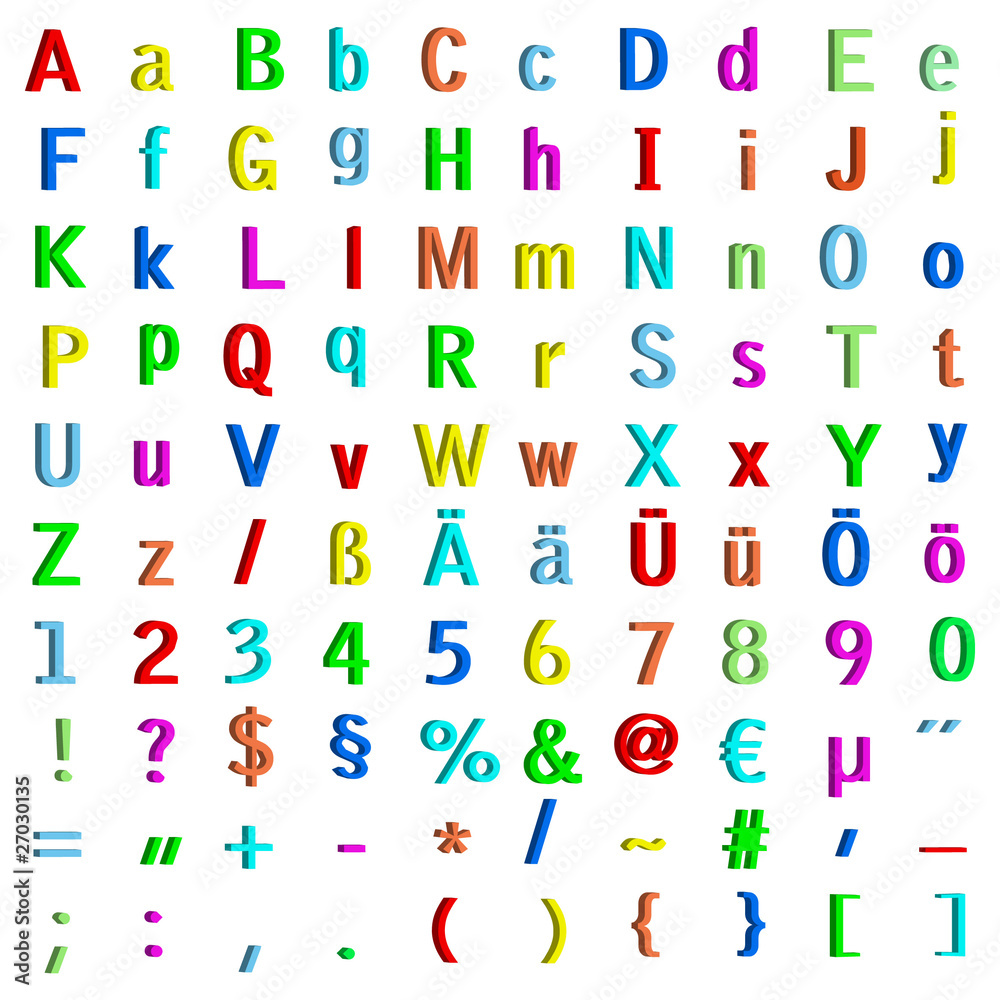 Alphabet Mix1 Alphabet Mix1