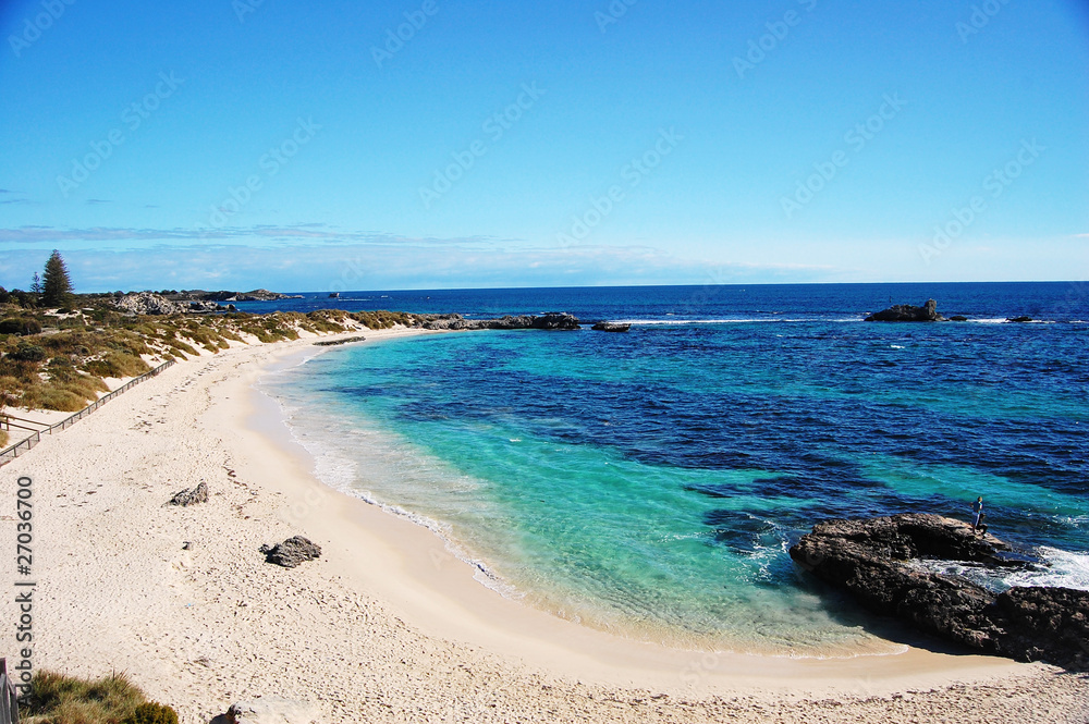 Beautiful beach on Rottnest Island, Australia. Beautiful beach on Rottnest Island, Australia.