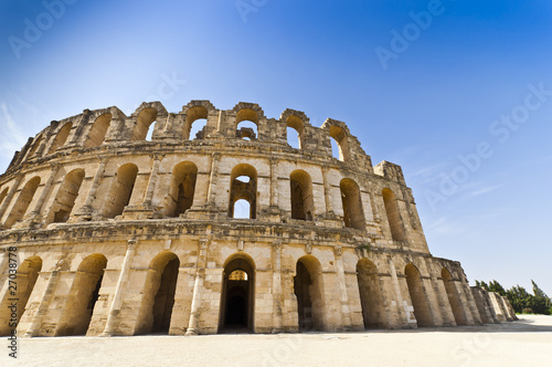 Roman Colosseum in Tunisia