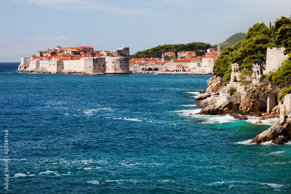Dubrovnik on the Adriatic Sea